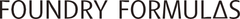 Foundry Formulas